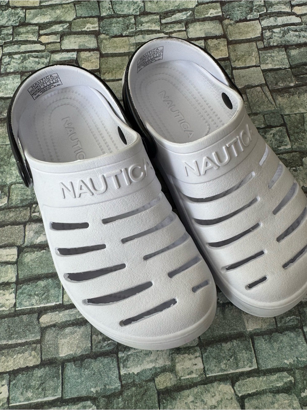 Nautica Rubber Clog Shoes Sz 3Y/5W